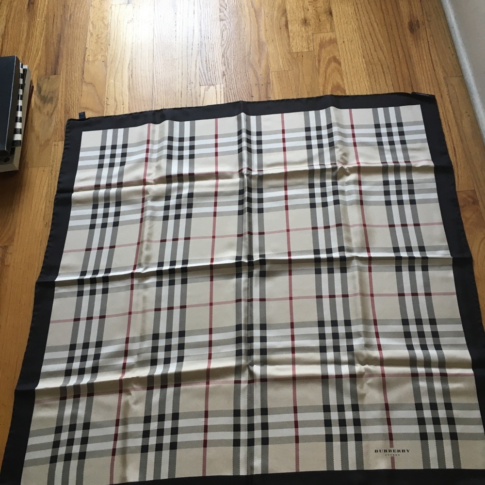 Burberry vintage silk scarf